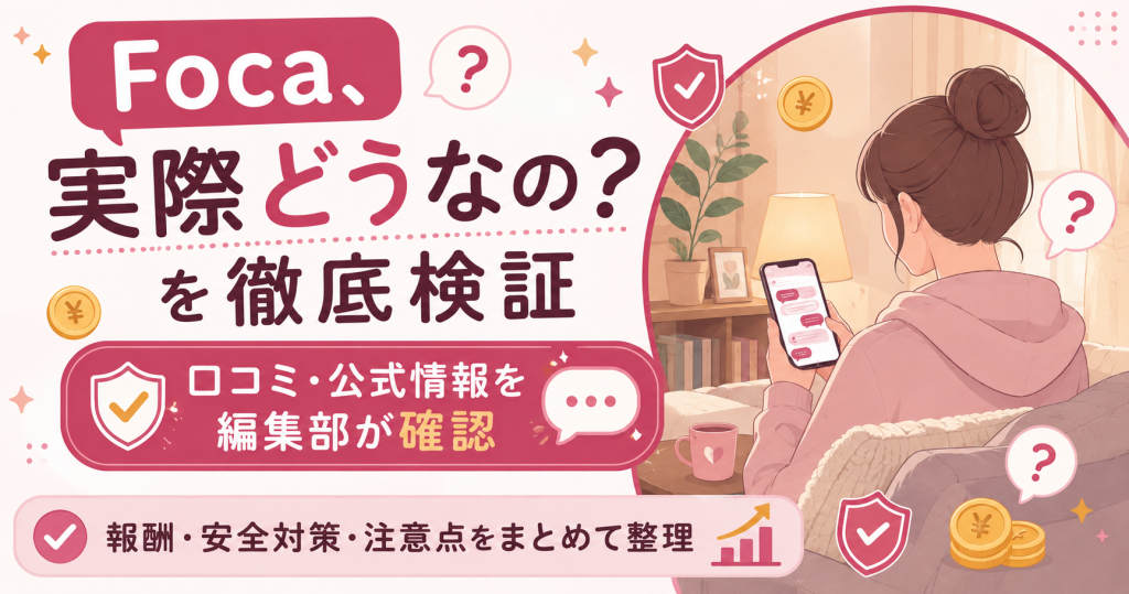Focaの口コミ・評判検証記事のアイキャッチ画像
